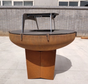 Corten Steel BBQ Grill